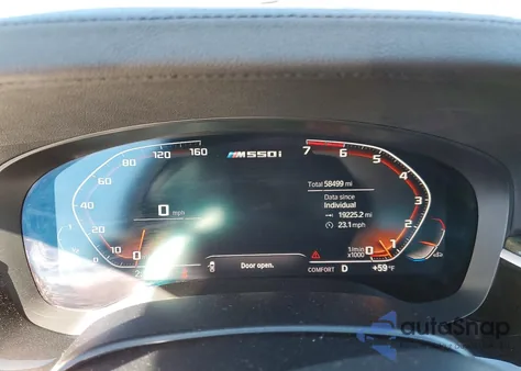 2020 BMW M550Xi z USA, uszkodzony, nr VIN WBAJS7C06LCD34796